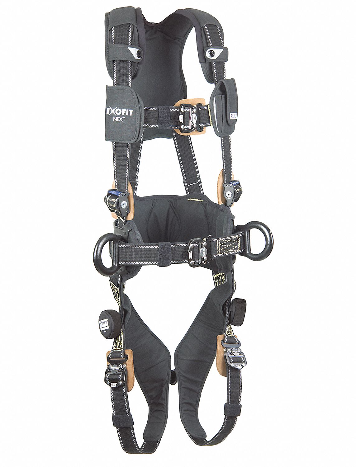 POSITIONING HARNESS, ARC FLASH CONSTRUCTION STYLE, 420 LBS, SIZE XL, STEEL/AL & REPEL POLYESTER