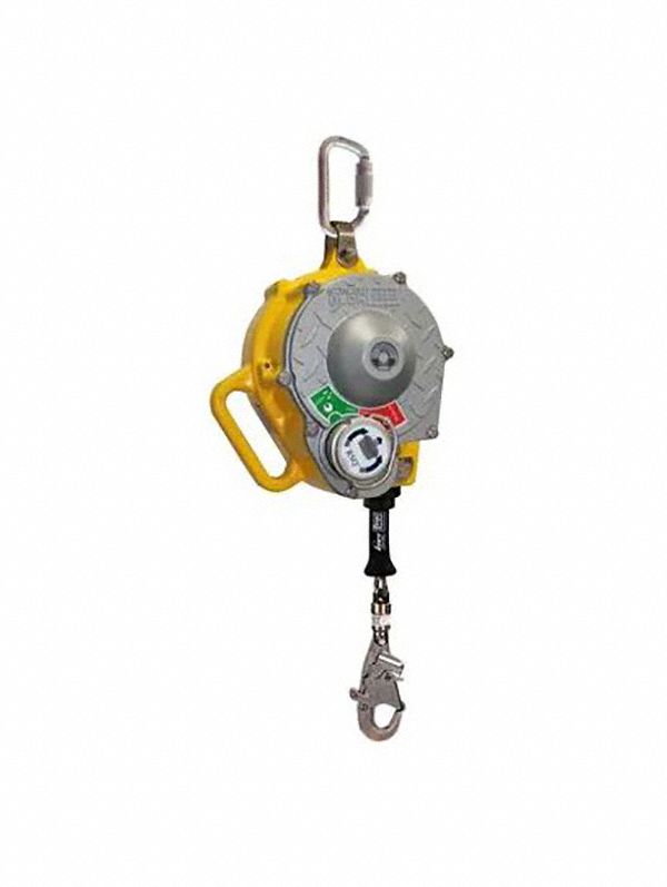 SEALED SELF-RETRACTING LIFELINE, CSA Z259.2.2, SWIVEL HOOK, 310 LB CAP, 50 FT, STAIN STEEL