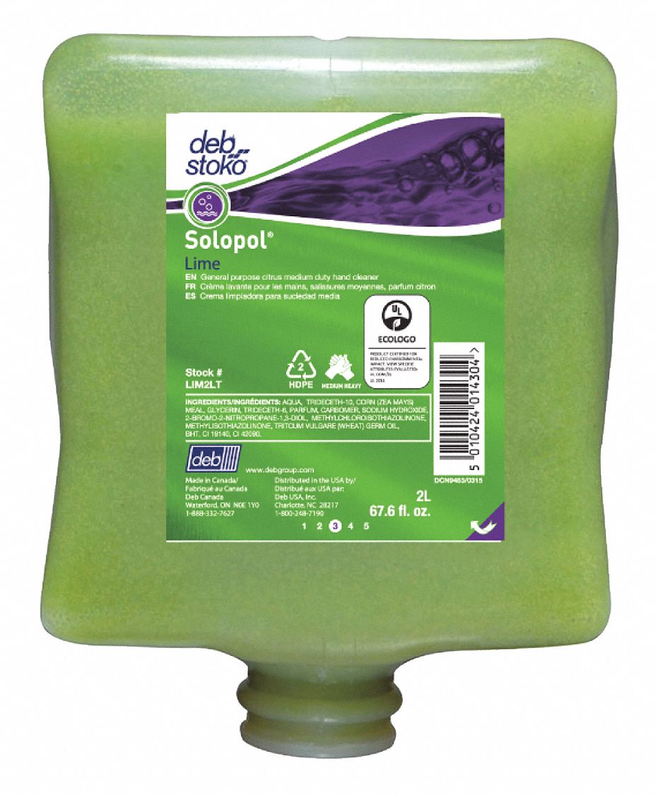 HAND WASH,GREEN,2 L,LIME,PK4