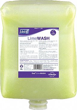 HAND WASH,GREEN,4 L,LIME,PK4