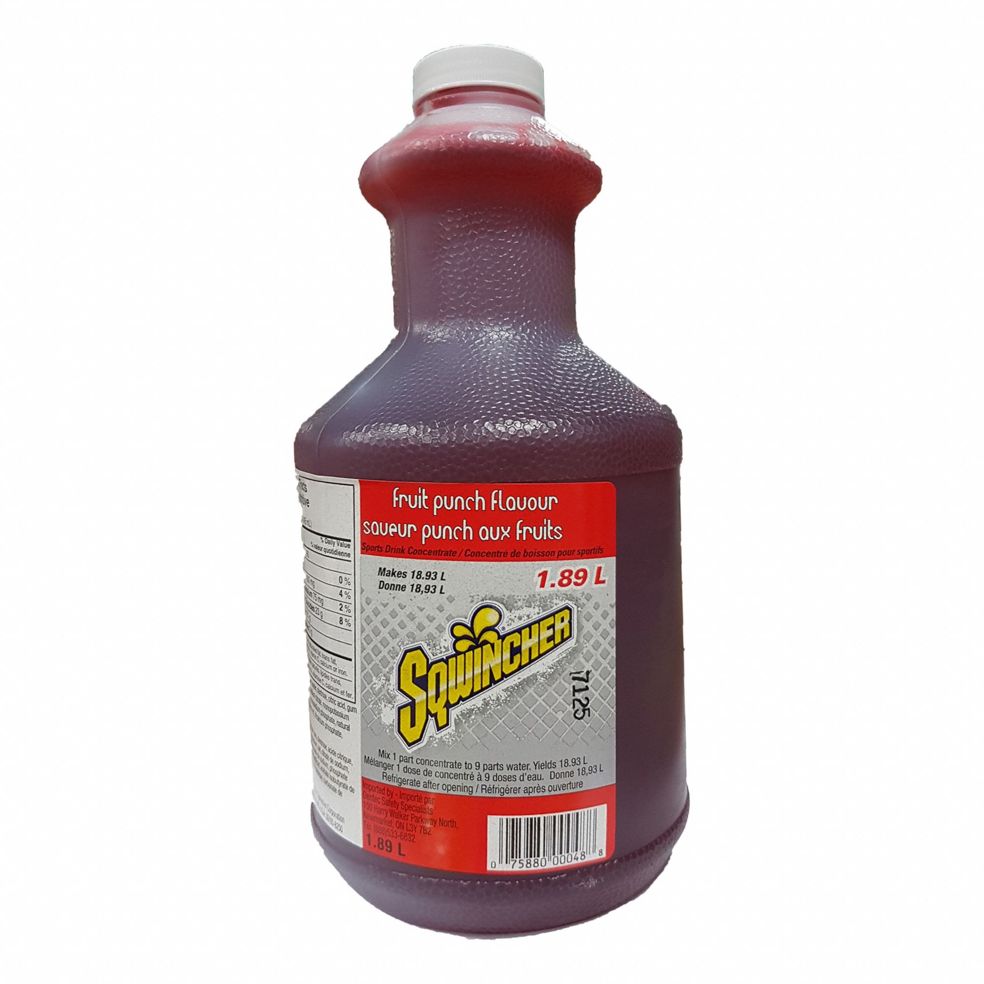 THIRST QUENCHER, LIQUID CONCENTRATE, FRUIT PUNCH, 64 OZ