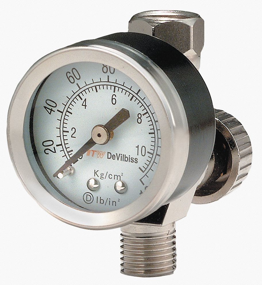 VALVE AIR ADJUSTING WITH GAUGE