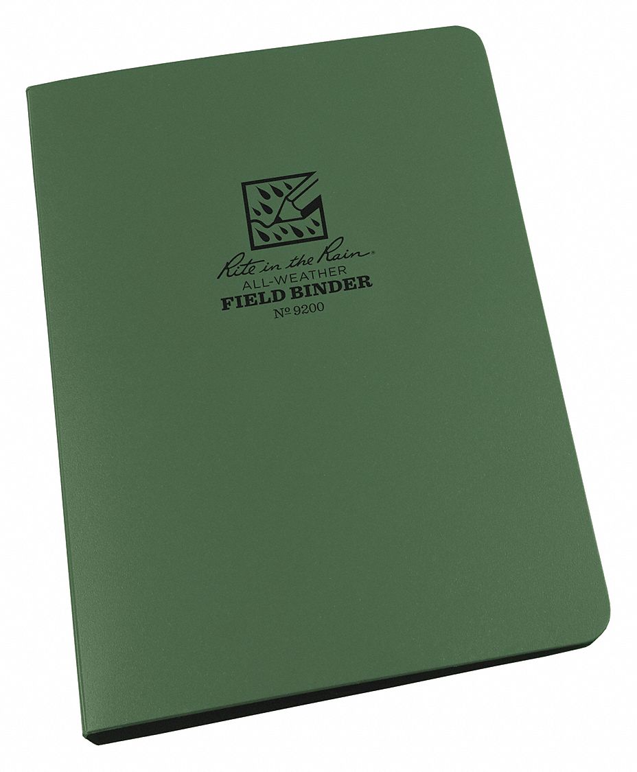 1/2 in Ring Size Binders, Round, 6Ring Field Binder 10R3179200