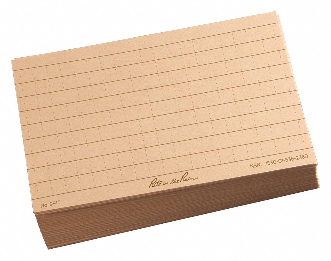 10R346 - Index Cards Ruled 3 x 5In.PK100