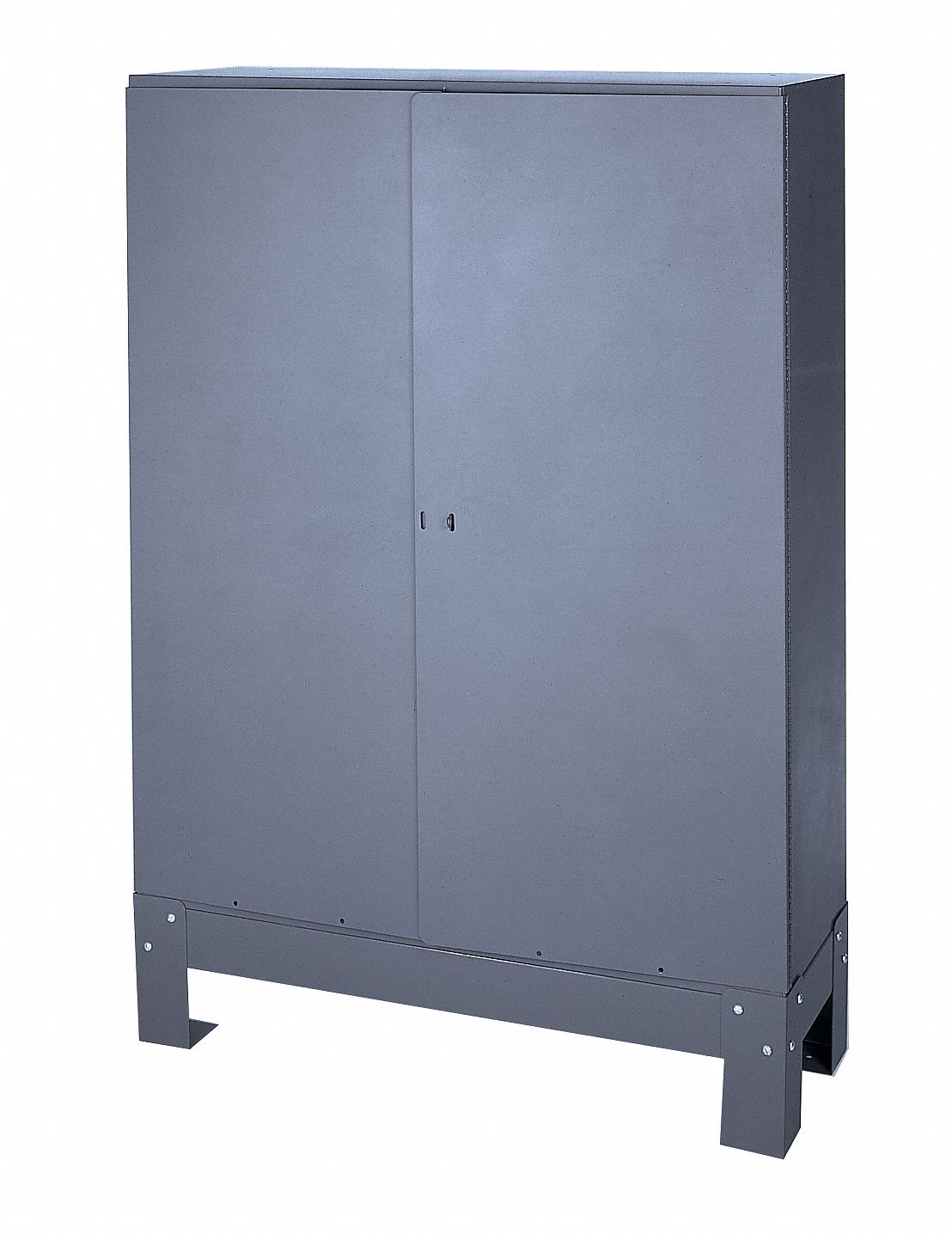 DOOR SET, GREY, STEEL, POWDER COATED FINISH