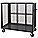 Stock Cart With 3-Sides,30 In. L