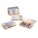 COMPARTMENT BOX, 6¾ IN X 10⅞ IN X 1¾ IN, CLEAR, 12 COMPARTMENTS, SNAP