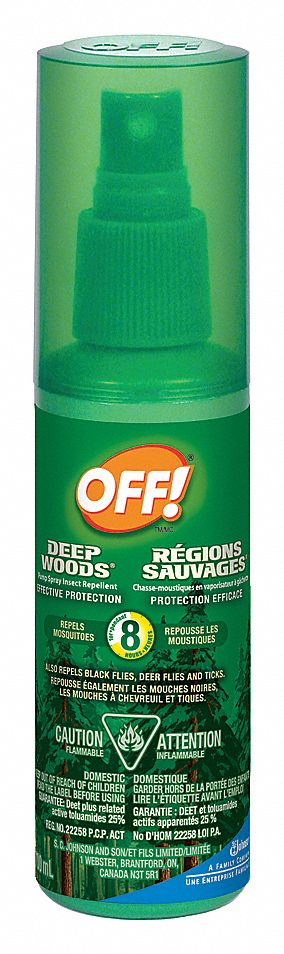 DEEP WOODS INSECT REPELLENT, PUMP SPRAY, MEETS PCP, READY-TO-USE, DEET, 100 ML