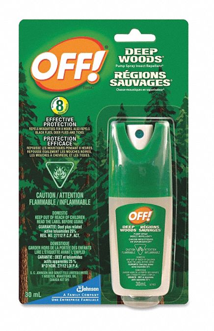 DEEP WOODS INSECT REPELLENT, PUMP SPRAY, READY-TO-USE, MEETS PCP, 30 ML