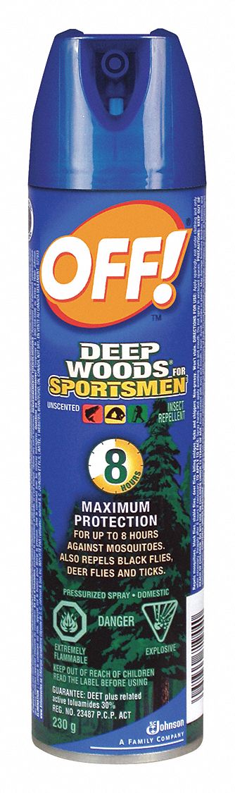 OFF! 6 oz. Deep Woods Insect Repellent Aerosol Spray SCJ629350 - The Home  Depot