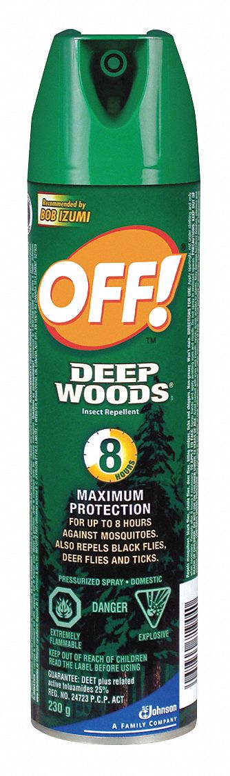 DEEP WOODS INSECT REPELLENT, AEROSOL, READY-TO-USE, DEET, 230 G