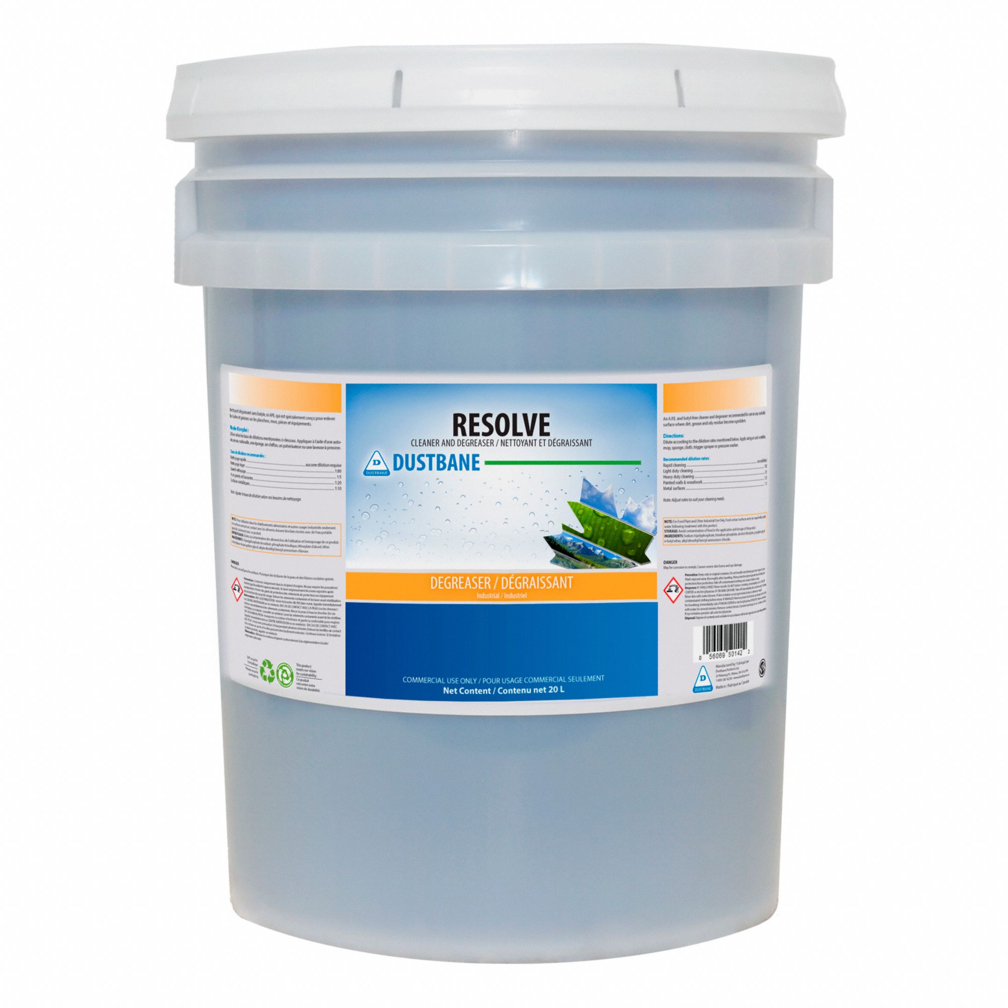 CLEANER/DEGREASER, CONCENTRATED, LIQUID, APE/BUTYL-FREE, MAUVE, 20 LITRES