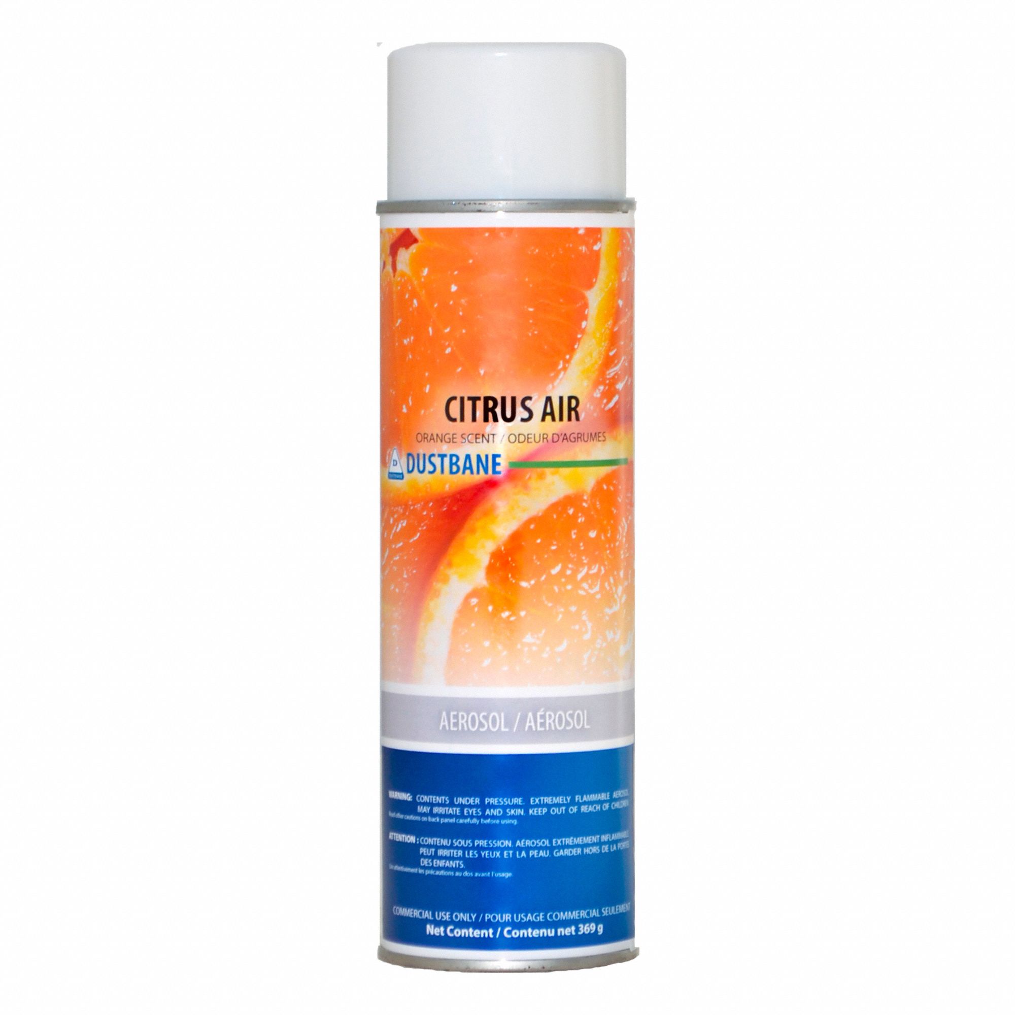 AIR FRESHENER, AEROSOL, CITRUS SCENT, 369 G