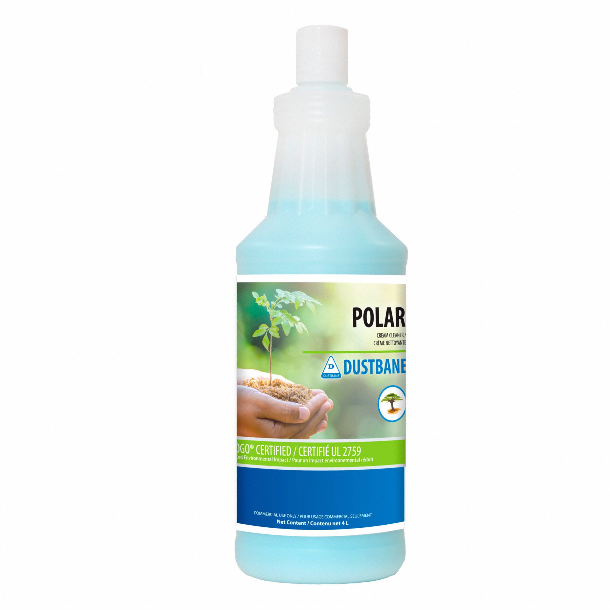 NET POLAR P/ SALLE DE BAIN,NON ACIDE/HT VISCOSITÉ,BAC DE 1 LITRE