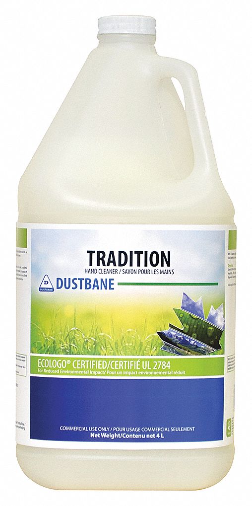 TRADITION HAND CLEANER, LOTIONIZED, HAND-SOFTENING, NON-CLOGGING, DEGRADABLE, 4 L