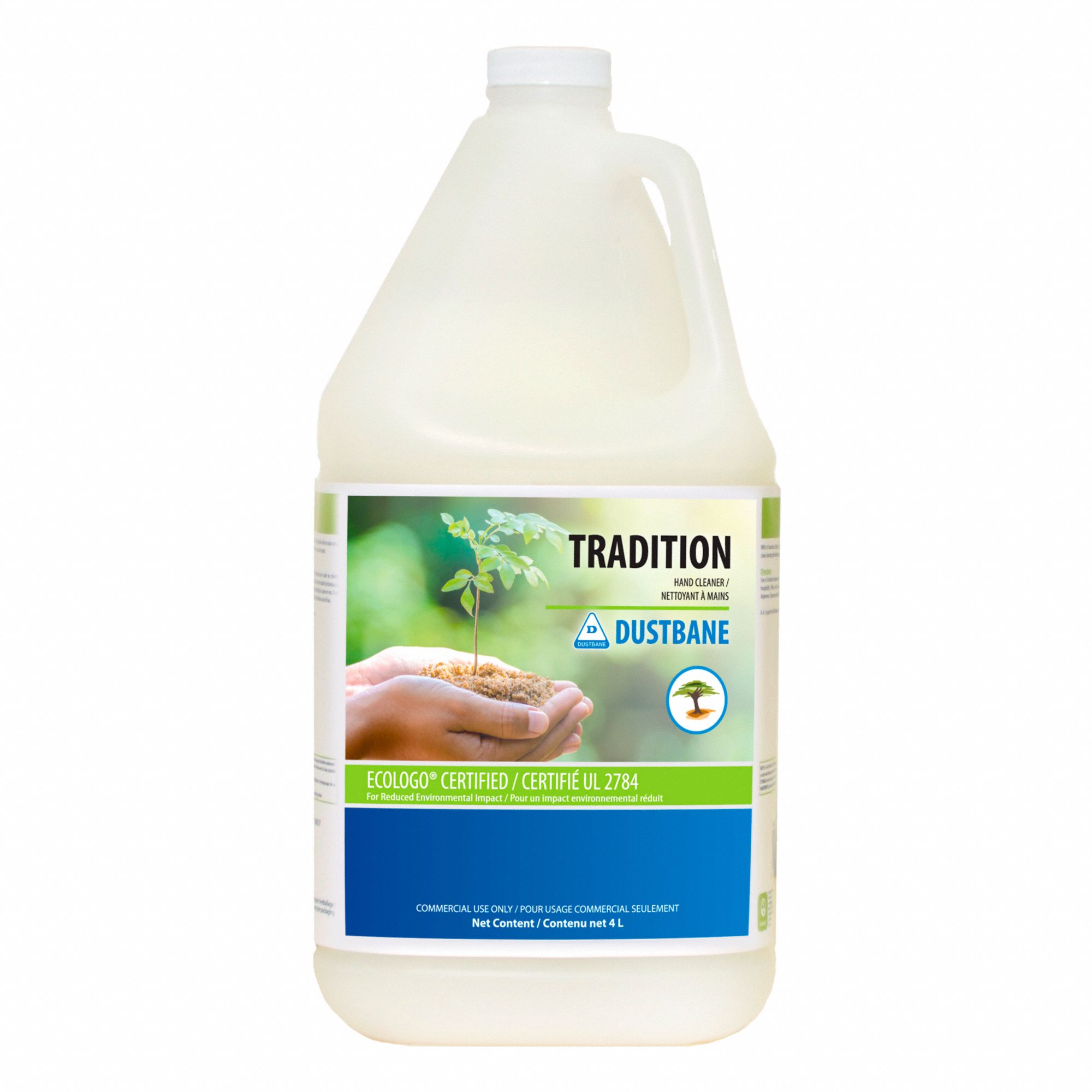 TRADITION HAND CLEANER, LOTIONIZED, HAND-SOFTENING, NON-CLOGGING, DEGRADABLE, 4 L