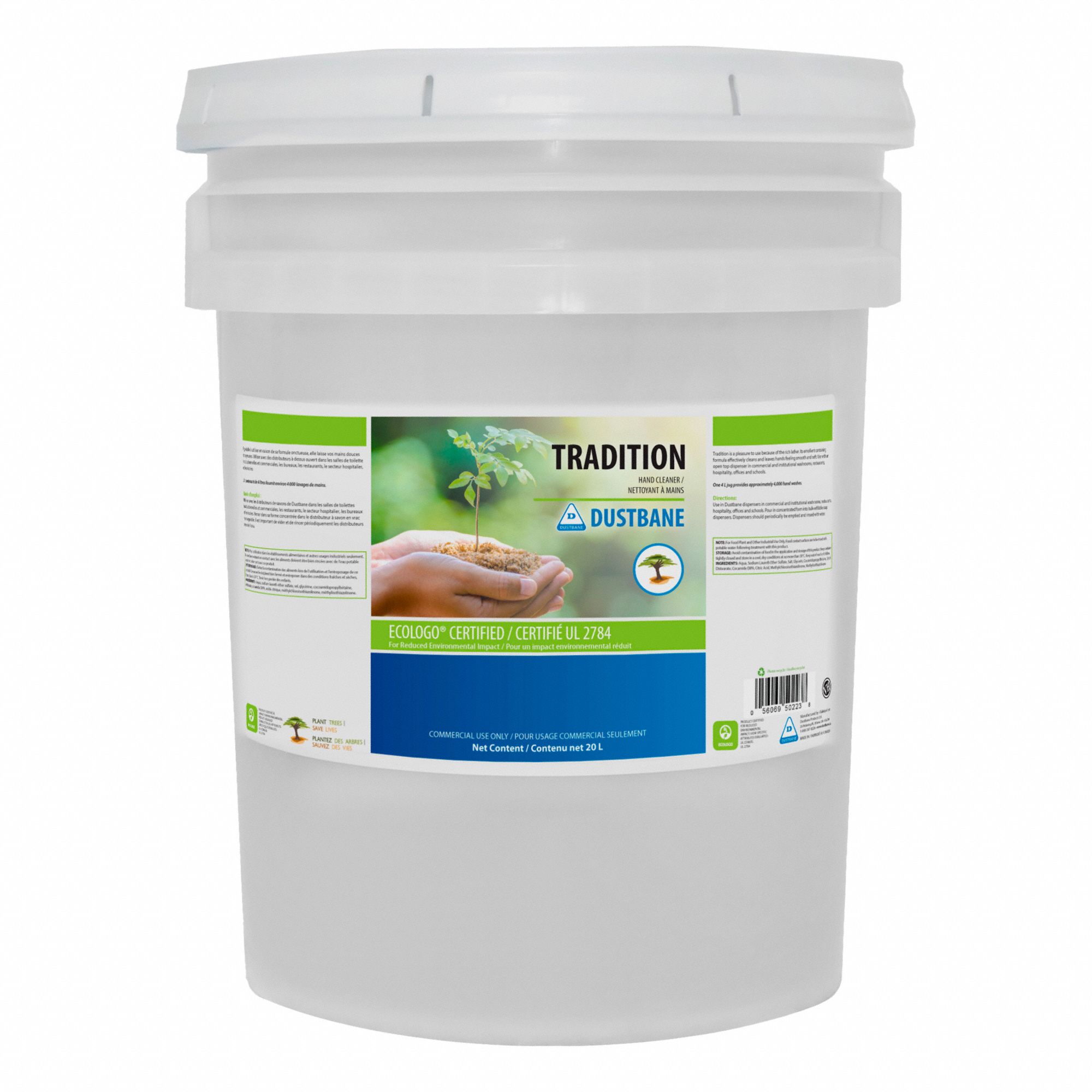 TRADITION HAND CLEANER, LOTIONIZED, HAND-SOFTENING, NON-CLOGGING, DEGRADABLE, 20 L