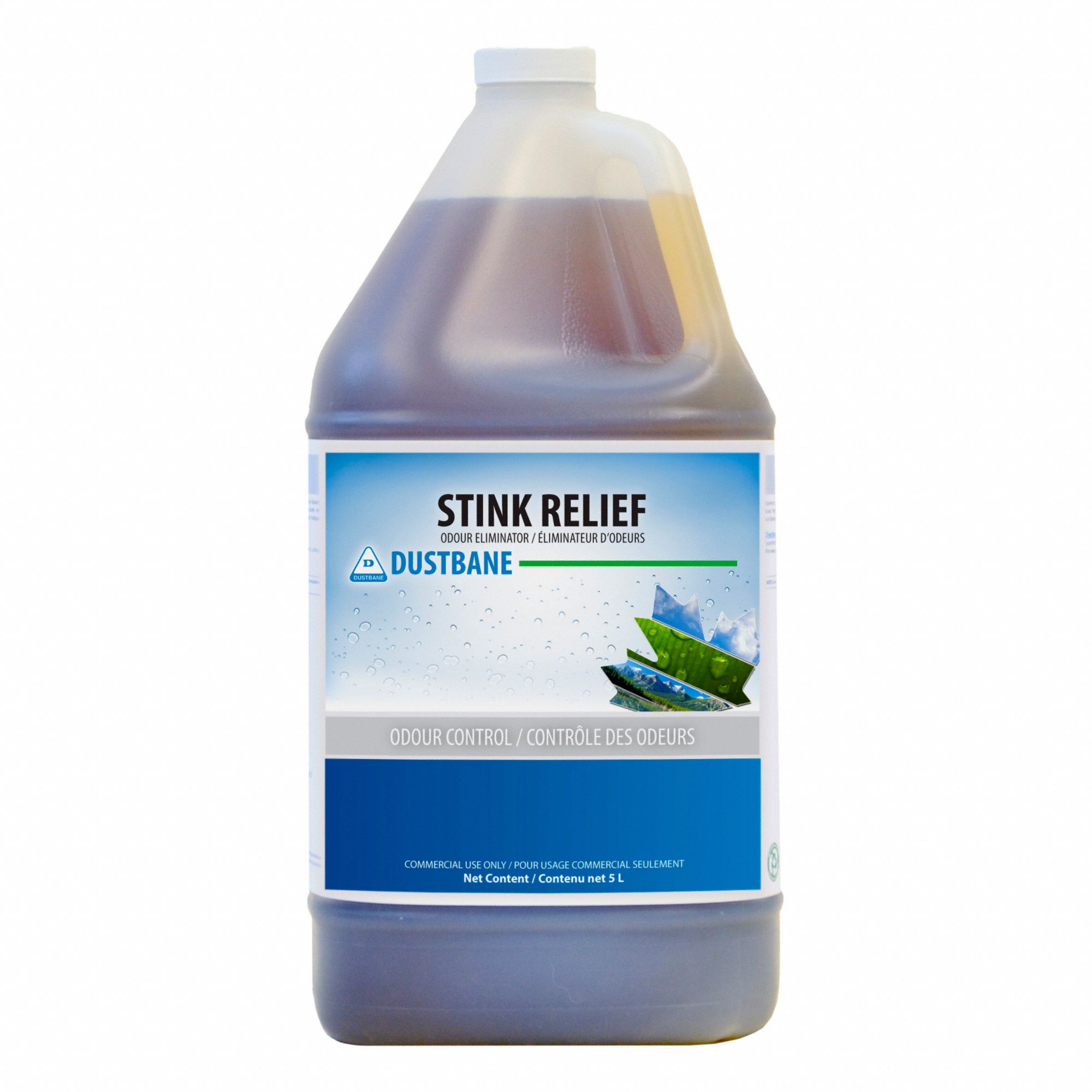 ELIMINATEUR D'ODEURS, STINK RELIEF, S/ PARFUM, 5 L