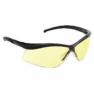 SAFETY GLASSES, ANTI-FOG/ANTI-STATIC/SCRATCH-RESIST, UV, POLYCARBONATE/CHEMICAL-RESISTANT