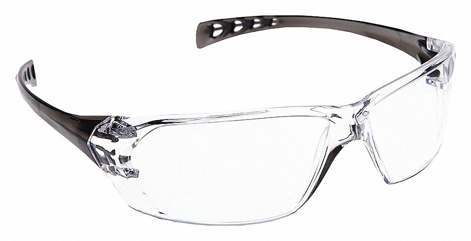 LUNETTES SÉCURITÉ, VERRES UNIV, CLAIRS/FUMES, POLYCARBONATE