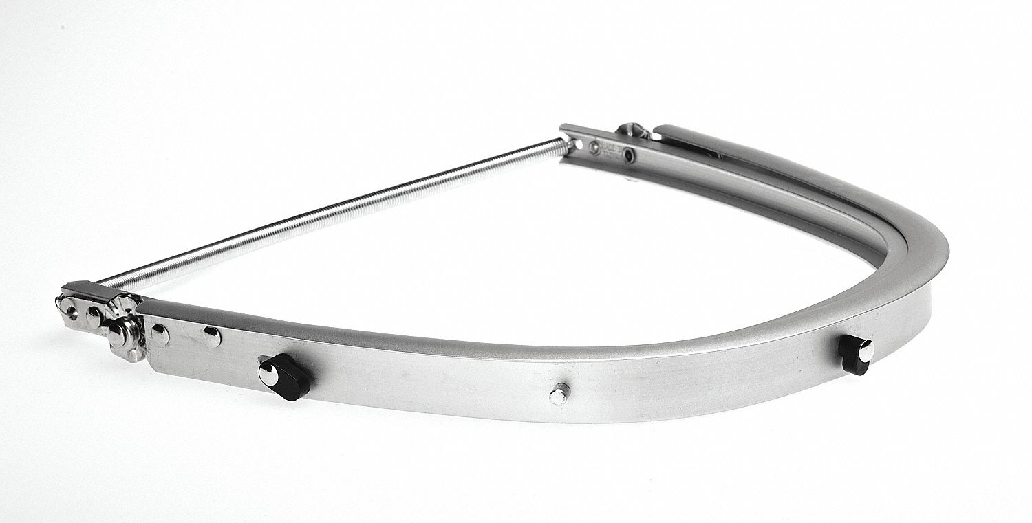 FACESHIELD BRACKET, WITH CAM LOCK SYSTEM, HIGH PERFORMANCE, HEAT-RESISTANT, ALUMINUM