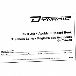 ACCIDENT RECORD BOOK, SMALL, BILINGUAL, 8 PAGES