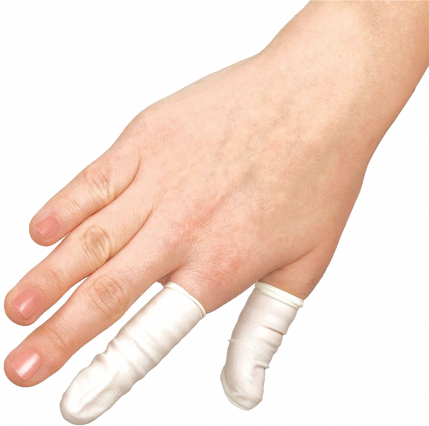 FINGER COTS, SIZE LARGE/9, LATEX, 144 PK