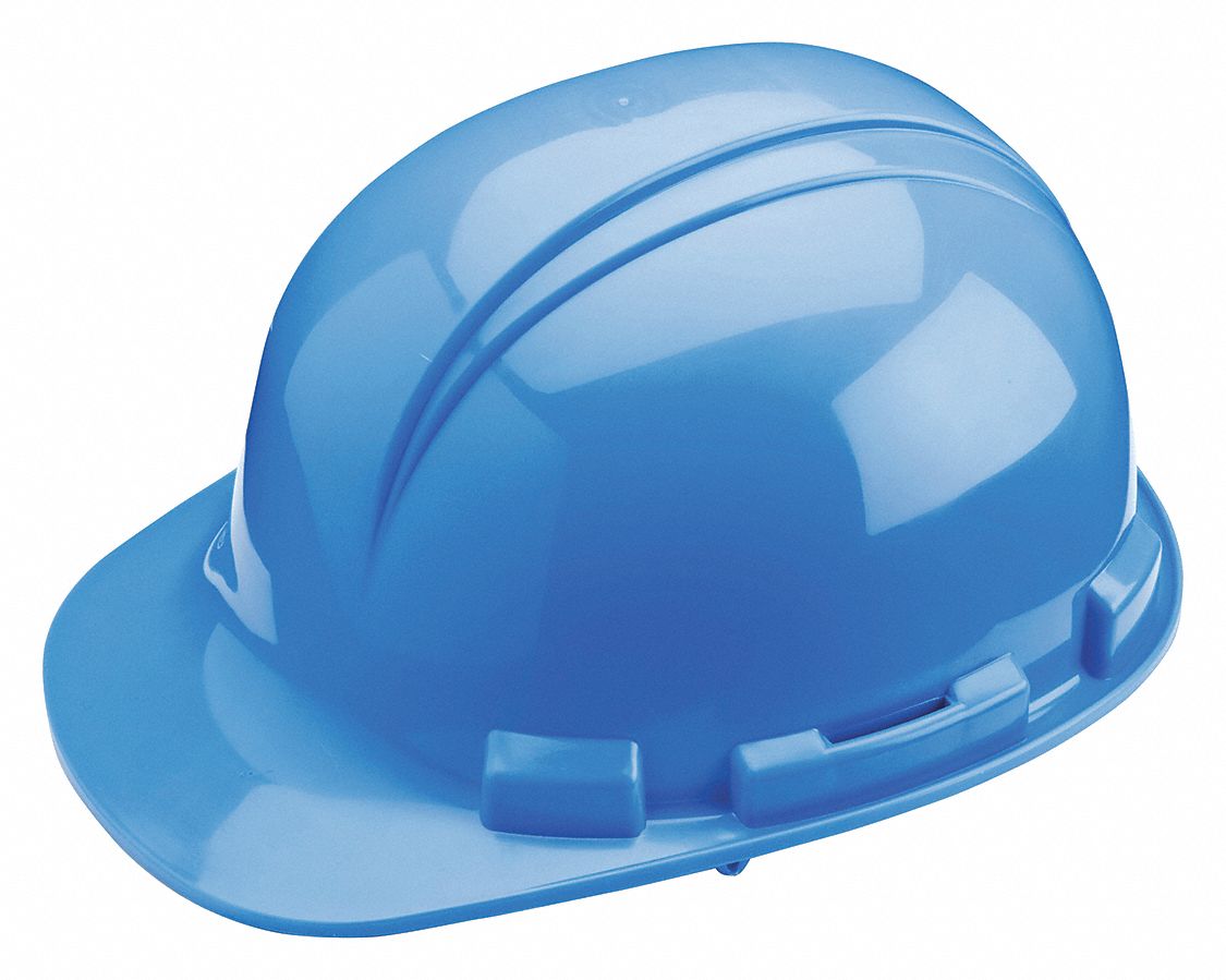 CASQ S&Eacute;C,TYPE 1,CSA E,BORD AVANT,CLIQUET &Agrave; 4 POINTS,BLEU CIEL,TLE 6 1/2-8,PE