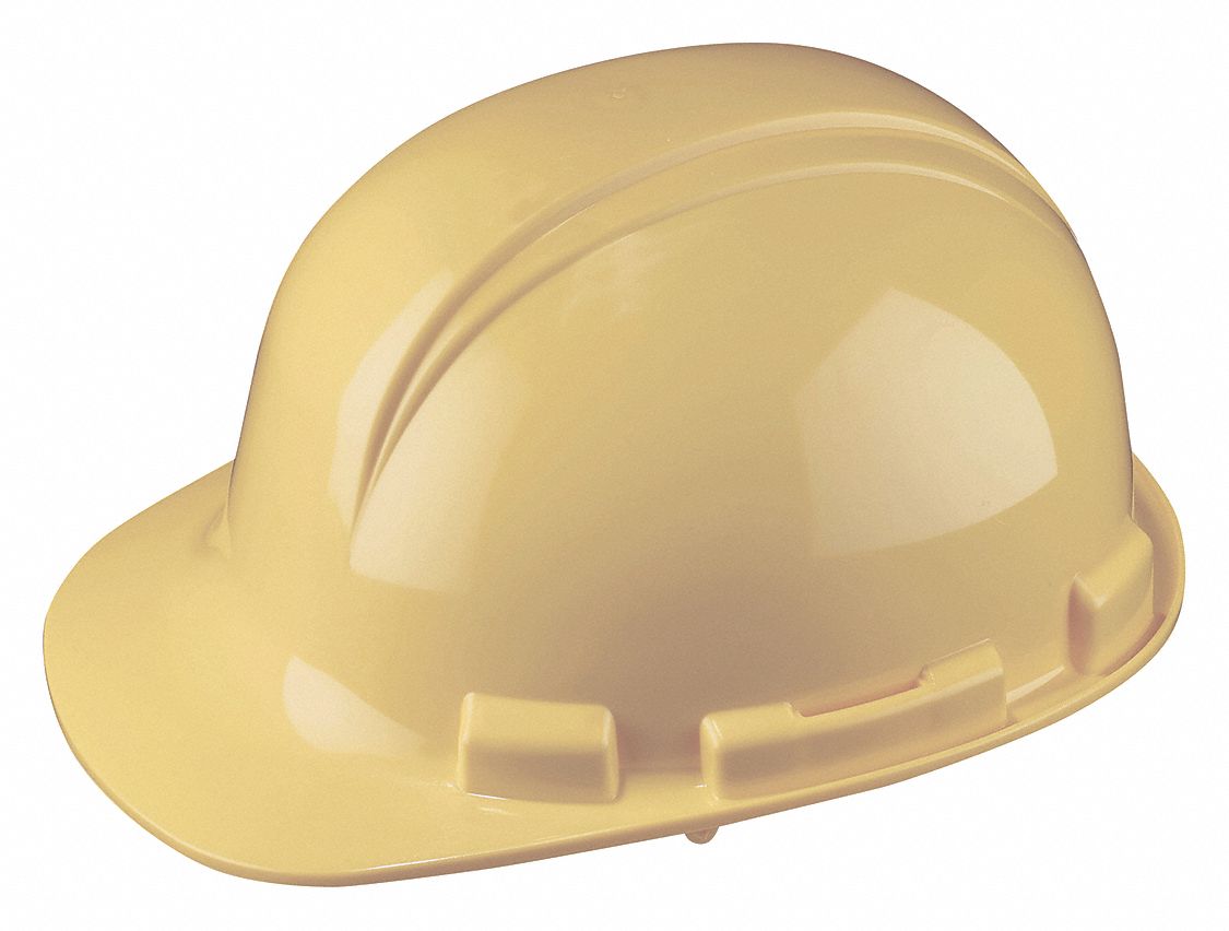 CASQUE DE SÉCURITÉ, CSA, TYPE 1, CLASSE E, PE, CLIQUET SURE-LOCK À 4 POINTS, REBORD, BEIGE