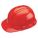 HARD HAT, TYPE 1, CSA E, FRONT BRIM, 4-POINT RATCHET, RED, SIZE 6 1/2-8, PE