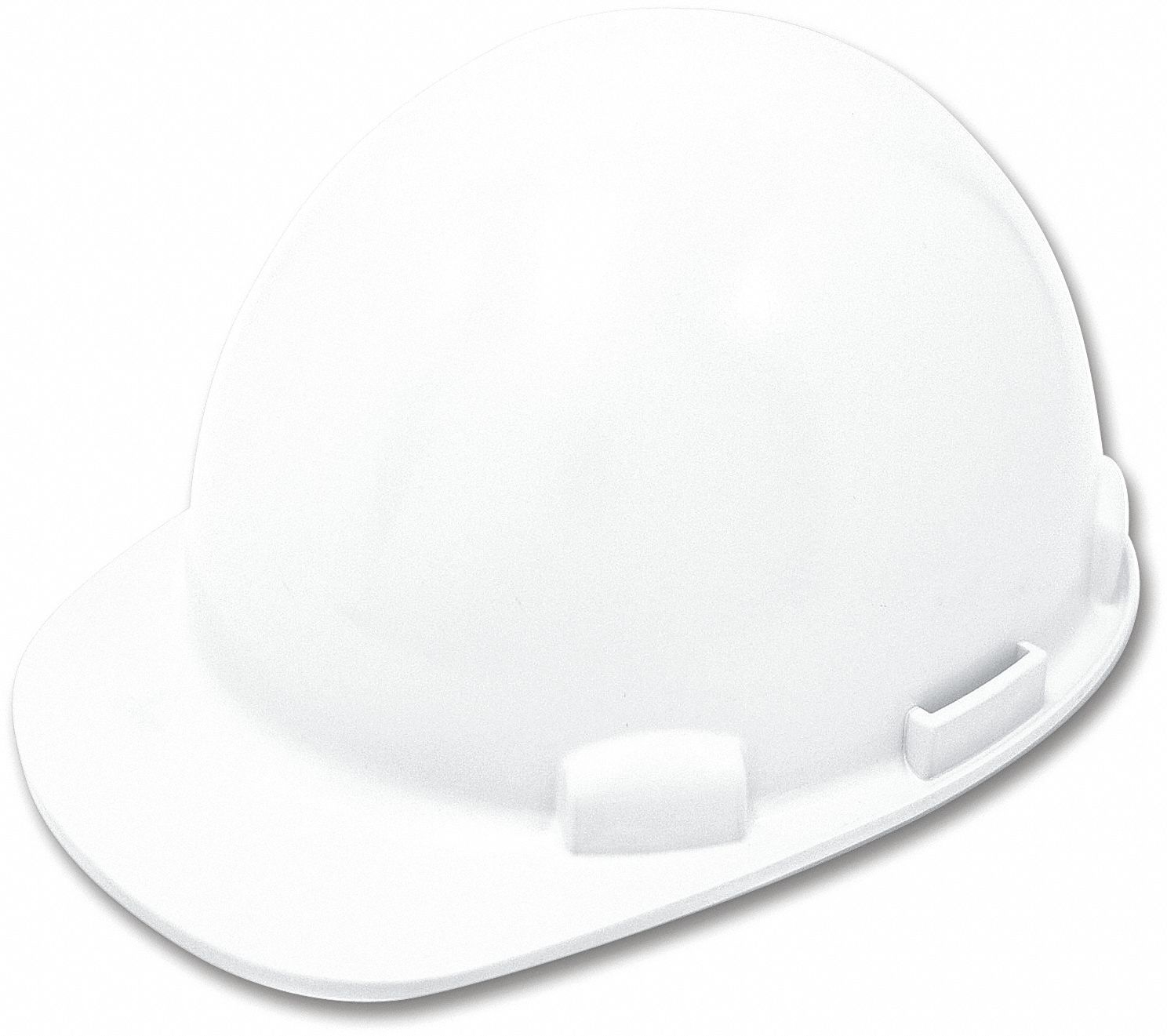 HARD HAT, 4-POINT RATCHET, TYPE 1, CSA E, WHITE, SIZE 6 1/2-8, PE