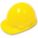 HARD HAT, 4-POINT PINLOCK, TYPE 1, CSA E, YELLOW, SIZE 6 1/2-8, PE