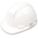 HARD HAT, CSA E, TYPE 2, FRONT BRIM, 4-POINT RATCHET, WHITE, SIZE 6 1/2-8, PE