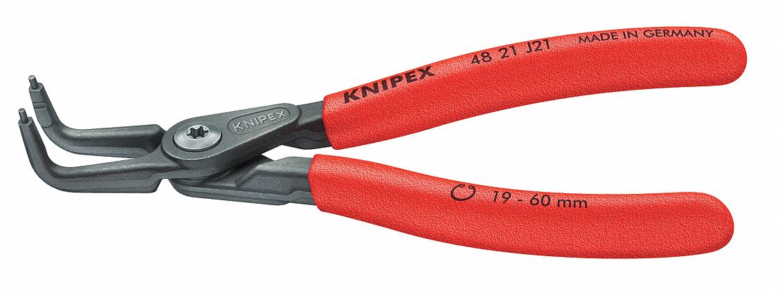 Knipex 48 11 J4 Internal Straight Precision Retaining Ring Pliers