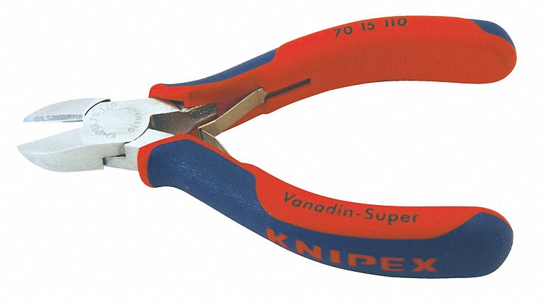 Diagonal Cutting Plier, 4-1/4" L