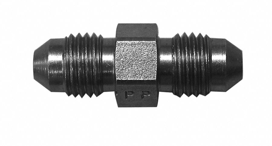 UNION TUBE, 2" JIC X 2" JIC, TUBE END 2 1/2"-12 THREAD, UN/UNF-2A X 2 1/2"-12 THREAD, UN/UNF-2A