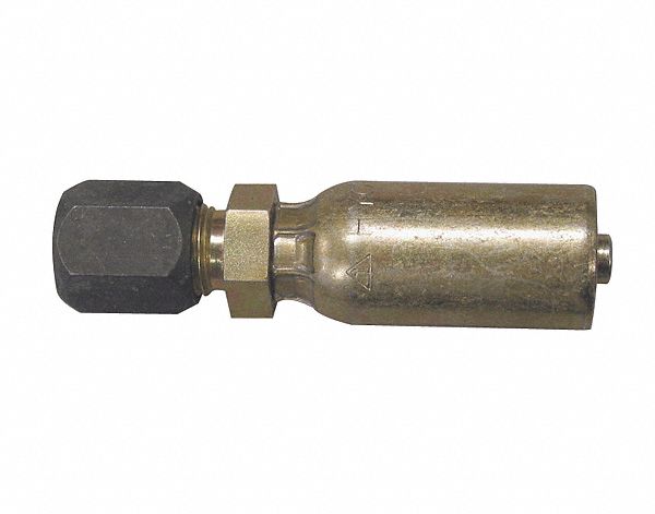 RAC DE TUY HYDR,CANNELÉ,SERTI,DROIT,RIGIDE,FERULOCK,MÂLE,3/4POS-16,3/8 PO,ST