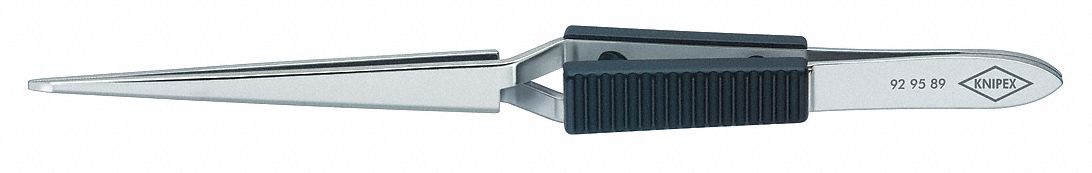 Cross Over Tweezers, SS, Straight, 6 1/2"L