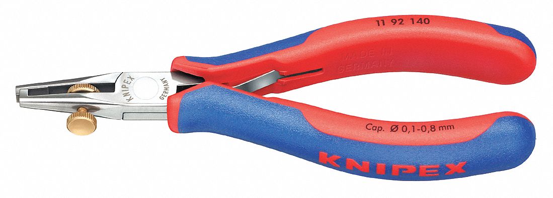 WIRE STRIPPER, MANUAL, 28 TO 18 AWG, 5½ IN OVERALL L, STANDARD CUSHION GRIP, STEEL, 11 92 140