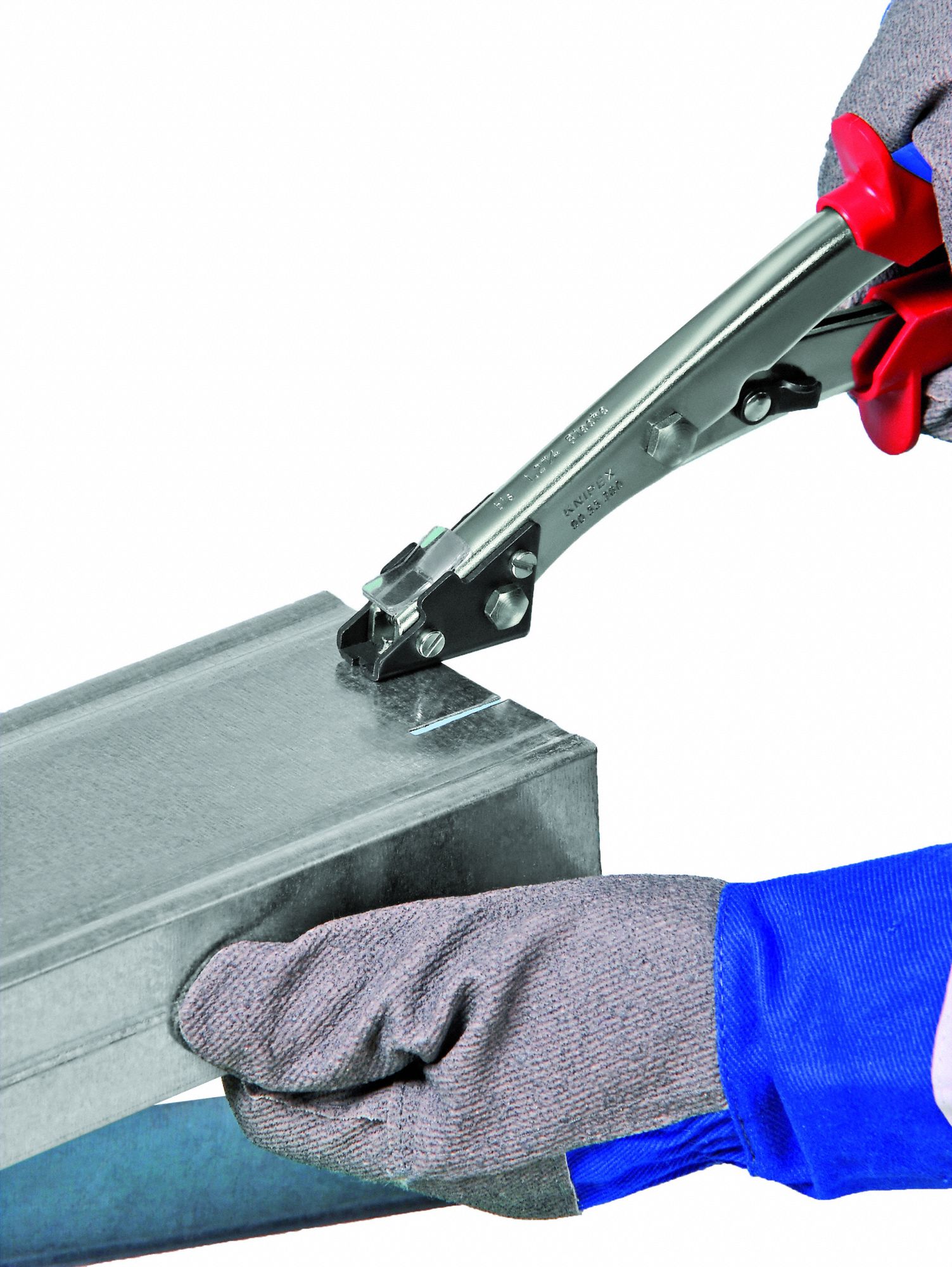 KNIPEX Sheet Metal Nibbler, 11 in Overall Length 10U12890 55 280