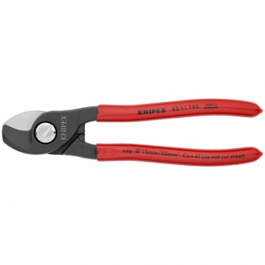 draadloze Reis bijvoeglijk naamwoord KNIPEX, Plastic Handle, Shear, Cable Shears - 10U145|95 11 165 - Grainger