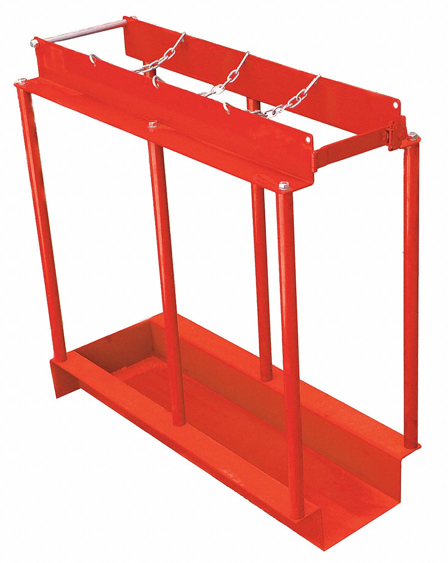 10U482 - Cylinder Caddy Pallet Truck Red