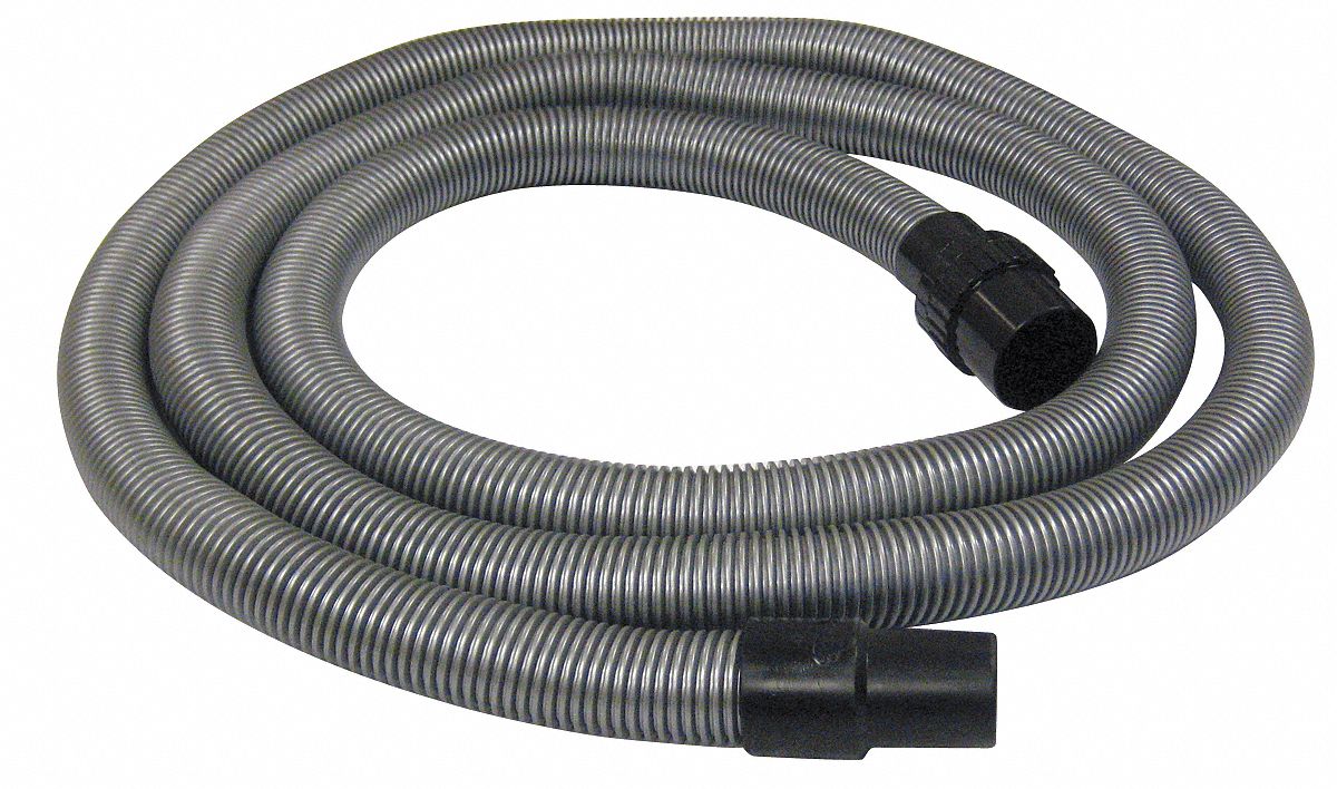 NILFISK, 1 1/2 in Hose Dia., 13 ft Hose Lg, CrushResistant Vacuum Hose