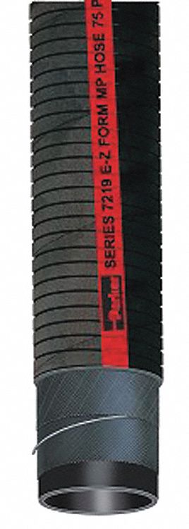 E-Z FORM HOSE MP, -29 ° C - 93 ° C, RED, 3 IN, BLACK NITRILE