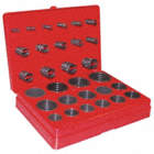 O-RING KIT, HIGH TEMP, -25 ° C TO 200 ° C, RED, VITON/PLASTIC, 382 PIECES/CA