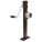 SQUARE TUBE TRAILER JACK, SIDE WIND, 7,000LB LIFT CAP, BLACK, 24-1/2 IN H/31 IN LIFT, STEEL/ENAMEL