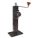 SQUARE TUBE MOUNT JACK, TOP WIND, 2000LB LIFT CAPACITY, BLACK, 19 IN HEIGHT/10 IN LIFT, STEEL/ENAMEL