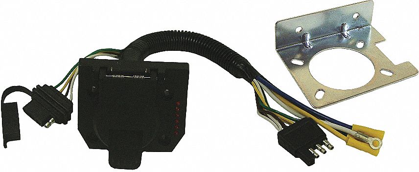 TOWING ELECTRICAL CONNECTOR, 7-WAY SOCKET LED