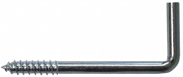 CROCHETS, P/ CORNICHE, TRANSPARENT, CROCHET 3 1/16PO, FIL 0.138PO DIAMÈTRE, ZINC