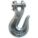 CLEVIS GRAB HOOK, FOR GRADE 30/40 CHAIN, 7/16 IN, FORGED CARBON STEEL/ZINC